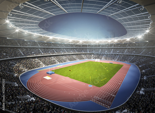 Naklejka ścienna Leichtathletik Stadion