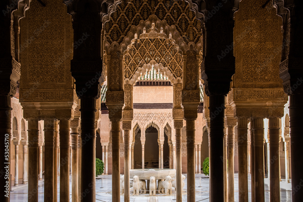 Alhambra - obrazy, fototapety, plakaty 