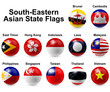 Southern-Eastern Asian State Flags