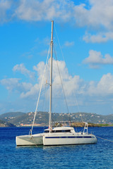 Wall Mural - Virgin Islands boat