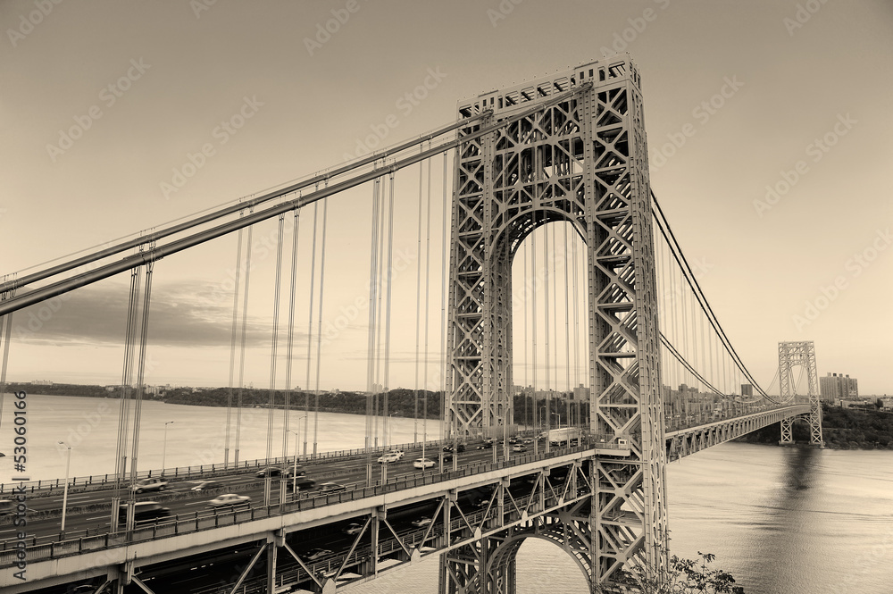george-washington-bridge-czarno-bialy