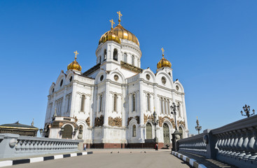 Cathedral of Christ the Saviour in Moscow, Russia