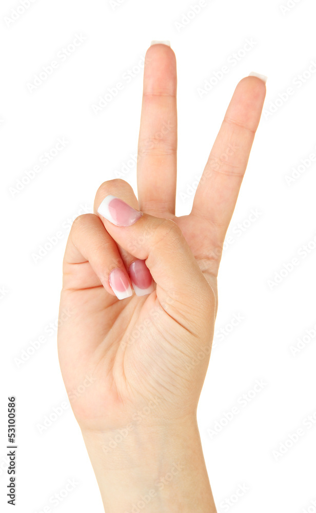 Finger Spelling the Alphabet in American Sign Language (ASL).