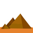 Gizeh Pyramiden Vektor Illustration Silhouette