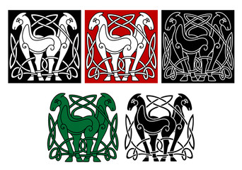 Wall Mural - celtic horses
