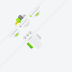 Wall Mural - infographics design elements