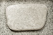 steinplatte auf sand