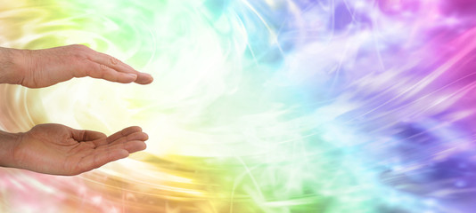 Canvas Print - male healer website banner