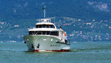 Fototapeta  - Passenger ship on Lake Balaton, Hungary