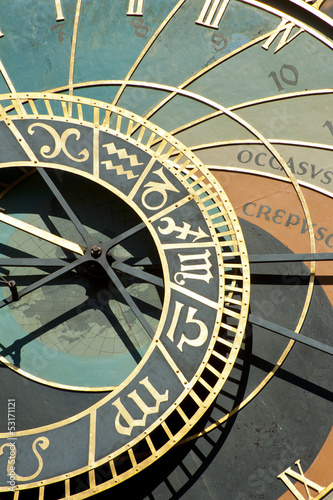 Naklejka dekoracyjna Astronomical clock