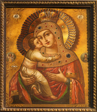 Kosice - Mother Of God Icon In Saint Elizabeth Cathedral