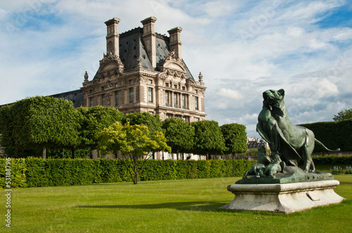 Nowoczesny obraz na płótnie Jardin des Tuileries à Paris