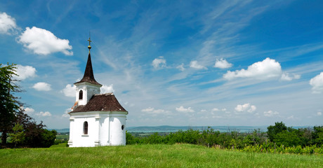 Little chapel in Balatonlelle at Lake Balaton, Hungary