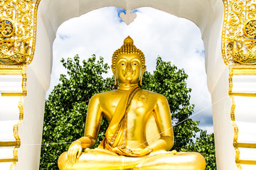 Buddha khuang prajao Lanna chiangmai Thailand