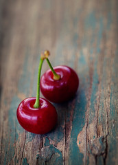 Wall Mural - Fresh cherries