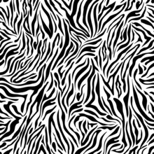 Black And White Seamless Zebra Background
