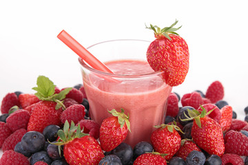 Wall Mural - berry smoothie