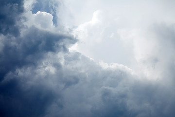 Wall Mural - dramatic sky with stormy clouds