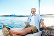 © Daxiao Productions - tablet computer on boat