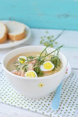 Sticker - fish soup with eggs