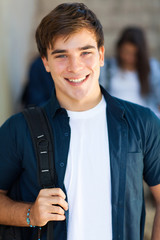 Wall Mural - portrait of male high school student