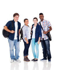 Wall Mural - group of high school students