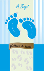 Canvas Print - welcome to home