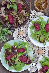 Canvas Print - beet salad