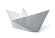 white paper boat