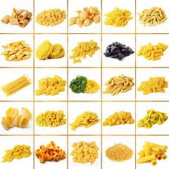 Poster - pasta italiana collage