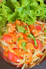 Poster - Papaya salad