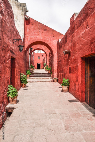 Naklejka na szybę Monastery of Santa Catalina in Arequipa, Peru