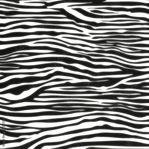 Naklejka - mata magnetyczna na lodówkę Zebra seamless pattern