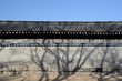 A wall in Jongmyo, Korean historic building