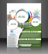 real estate brochure, flyer, magazine cover & poster template