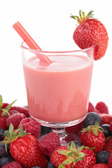 Poster - strawberry smoothie