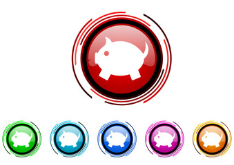 Poster - start vector glossy web icon set