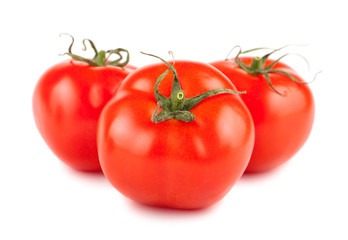 Wall Mural - Three ripe red tomato