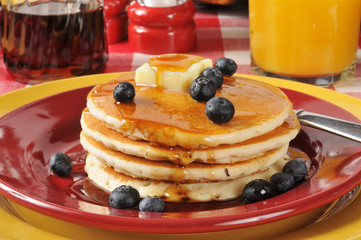 Sticker - Pancakes with blueberries