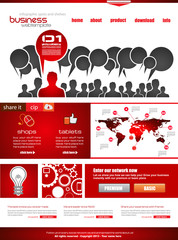 Poster - Website template for corporate business
