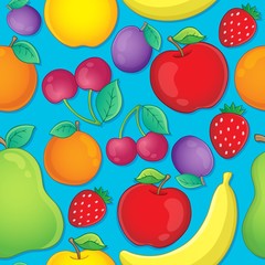 Sticker - Seamless background fruit theme 2