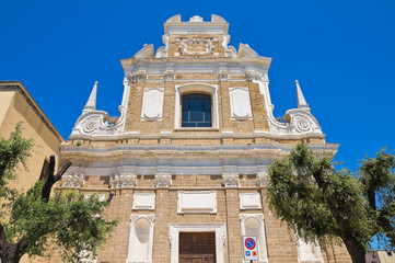 Church of St. Teresa. Brindisi. Puglia. Italy.