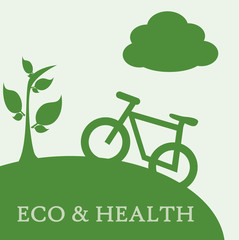 Wall Mural - eco and health