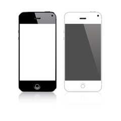 Aufkleber - Highly detailed responsive smart phone mockup vector