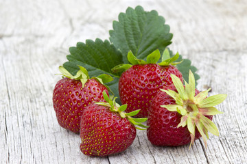 Canvas Print - fresh strawberries