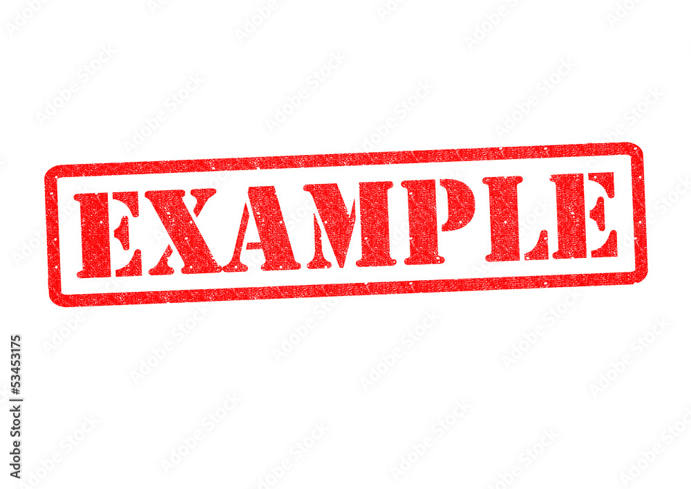 EXAMPLE の Stock イラスト | Adobe Stock 