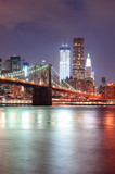 Fototapeta Miasta - New York City Brooklyn Bridge
