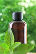 Bottle of Peppermint essential oil