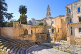 Fototapeta Uliczki - Roman theatre. Lecce. Puglia. Italy.