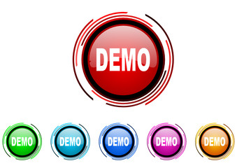 Poster - call now vector glossy web icon set